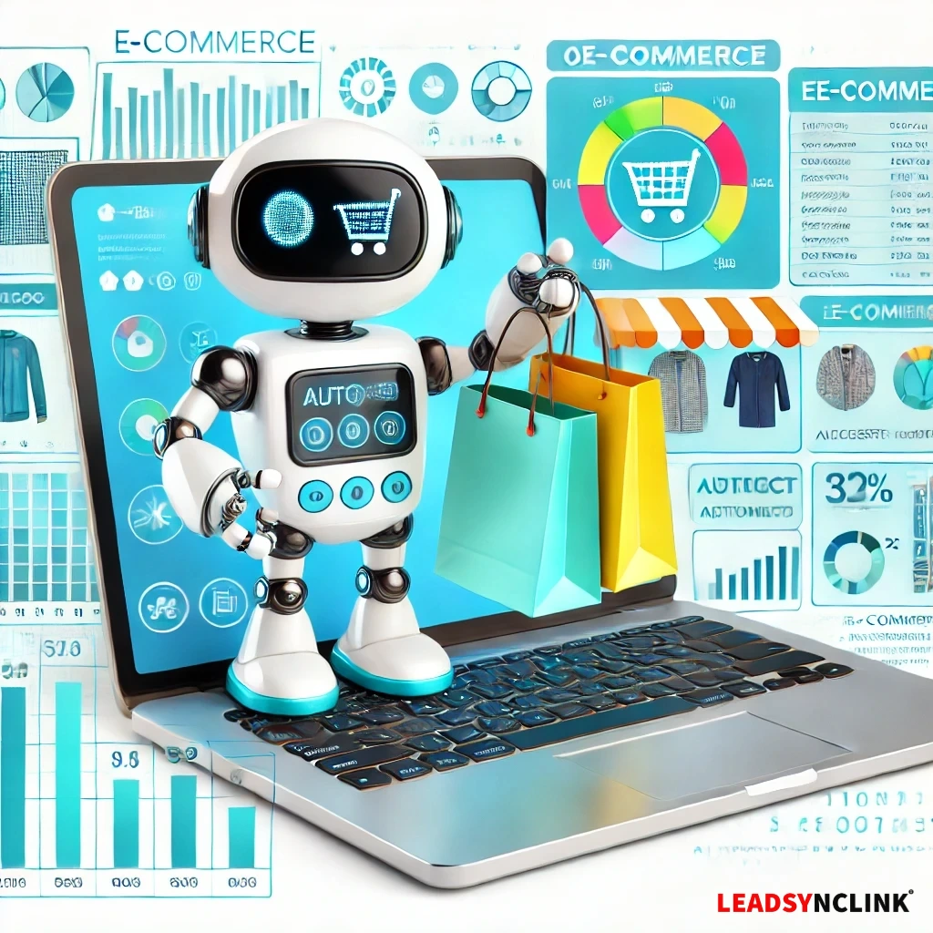 E-commerce shopping cart representing automated sales processes