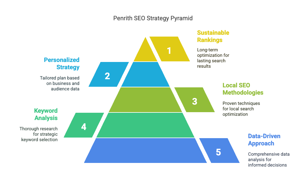 Penrith SEO Strategy Pyramid